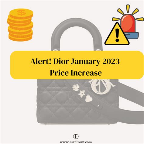 dior new price increase